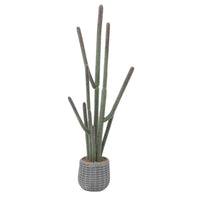 Pianta di cactus artificiale Garvee da 44 pollici, facile da curare, ecologica, per interni ed esterni, per soggiorno e ufficio, verde