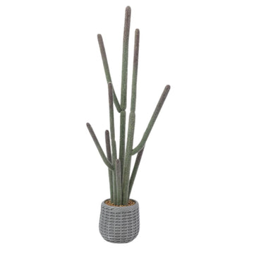 Pianta di cactus artificiale Garvee da 44 pollici, facile da curare, ecologica, per interni ed esterni, per soggiorno e ufficio, verde