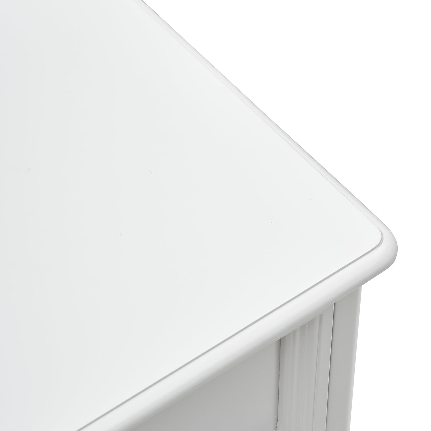 Garvee Set 2 Tavolini Ausiliari Bianchi in MDF con Cassetto e Ripiano, Ideali per Soggiorno e Camera, Design Compatto e Funzionale, Facili da Montare