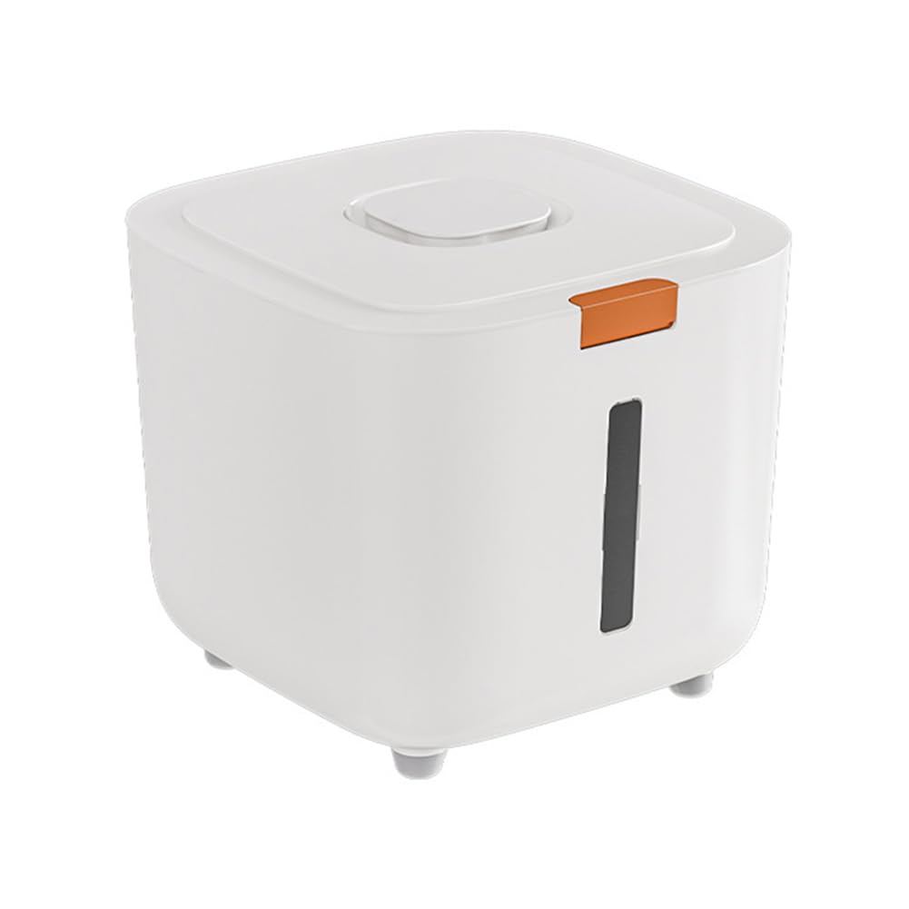 Contenitore per alimenti per cani Garvee da 10 litri, ermetico, per cibo per animali domestici, per cucina e dispensa, trasparente