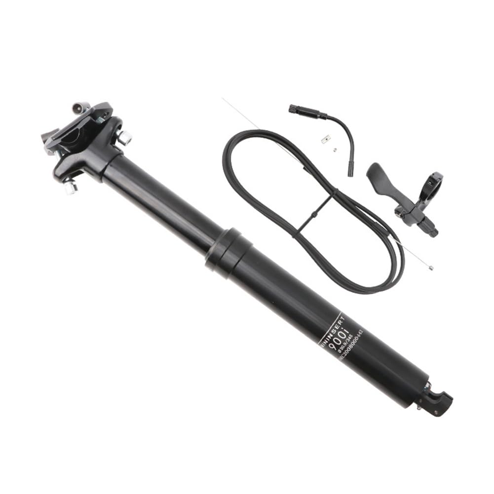 Reggisella telescopico Garvee da 30,9 mm regolabile per mountain bike MTB Trail escursione 100 mm nero