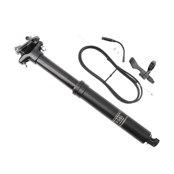 Reggisella telescopico Garvee da 30,9 mm regolabile per mountain bike MTB Trail escursione 100 mm nero