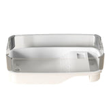 Garvee Acquario per Tartarughe con Piattaforma per Prendere il Sole, Acquario con Foro di Scarico per Tartarughe, Granchi, Rettili, 65 x 32 x 19 cm, Trasparente