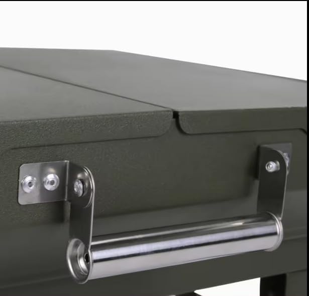 Garvee BBQ Grill Griglia portatile pieghevole Griglia a carbone per esterni Griglia da campeggio Ampia superficie di cottura per 3-6 persone Picnic Giardino