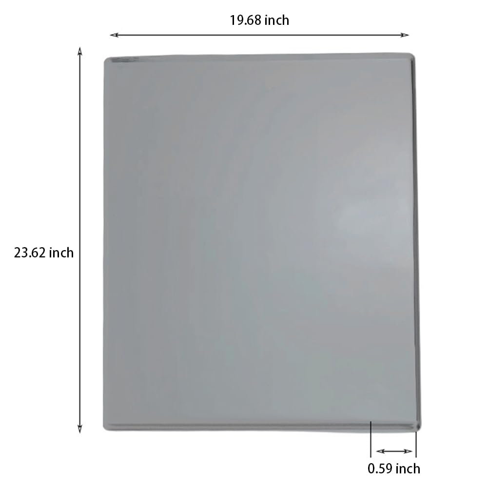 Tappetino per lavatrice in silicone Garvee antiscivolo grigio 50x60cm/60x60cm per piano di lavoro