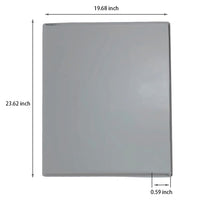 Tappetino per lavatrice in silicone Garvee antiscivolo grigio 50x60cm/60x60cm per piano di lavoro