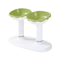 Garvee Ciotola Per Gatti Regolabile Altezza Sollevata Antiscivolo Set Cibo Acqua Interni Plastica Resistente Design Ergonomico