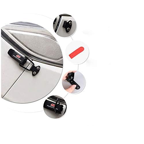 Garvee Clip Di Bloccaggio Per Paraurti Auto In Ferro Nero, Sicuro E Resistente, Esterno Auto, Adesivo Decorativo