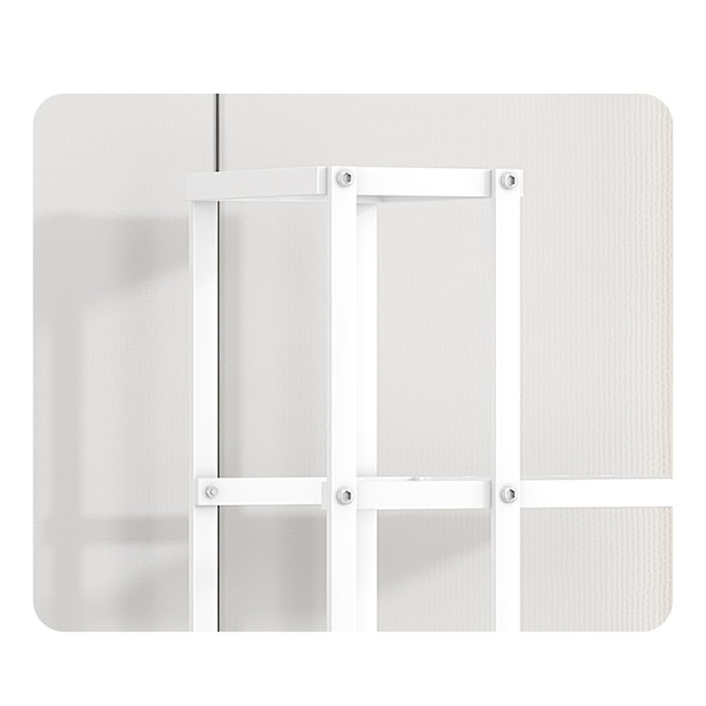 Garvee Plant Stand Mensola angolare con ruote, multilivello, struttura in ferro robusto per soggiorno, balcone, giardino, impermeabile, stabile, nero