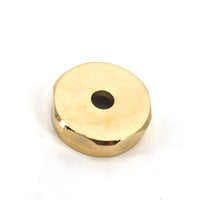 Garvee Set 12 Pulsanti per Tromba in Ottone con Intarsio Turchese - Accessori per Strumenti a Fiato, Montaggio Facile, Design Elegante, Colore Naturale