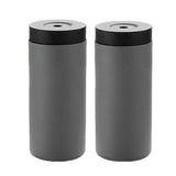 Garvee 2 Pack Dispenser Ricaricabili per Detergente Piatti, Dosaggio Preciso, Plastica Resistente, Cucina e Bagno, Versatili, Trasparente - Grigio