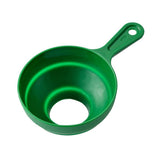Garvee Traccia Liquidi Pieghevole Silicone & Manico PP Verde per Cucina & Campeggio Salvaspazio Estensibile