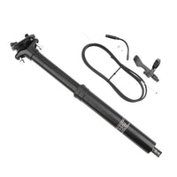 Reggisella telescopico Garvee da 31,6 mm per mountain bike, leva remota interna regolabile, escursione da 125 mm, robusto ed elegante