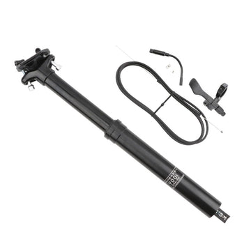 Reggisella telescopico Garvee da 31,6 mm per mountain bike, leva remota interna regolabile, escursione da 125 mm, robusto ed elegante