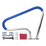 Garvee Corrimano Per Piscina In Acciaio Inox 304 Blu Antiscivolo, Capacità 113 kg, Facile Montaggio, Piscine Interrate