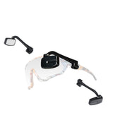 Occhiali da ciclismo Garvee con specchietto retrovisore, regolabili, mini riflettore per casco, robusti, versatili, montabili