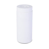 Garvee Dispenser di Sapone in Silicone 240ml, Riutilizzabile, Facile da Usare, Morbido e Sicuro, Per Cucina e Lavandino, 14x6 cm, Trasparente - Grigio