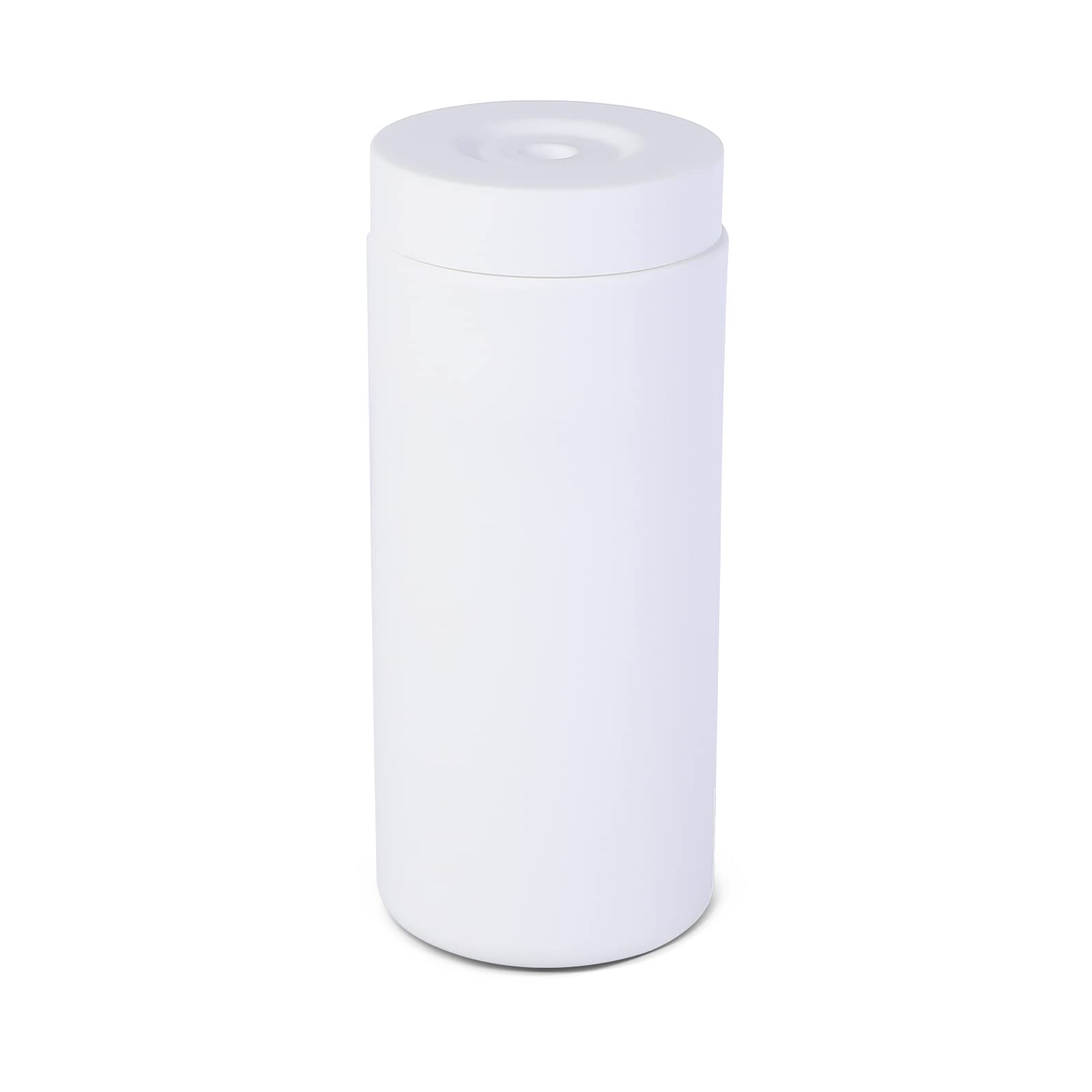 Dispenser di detersivo per piatti ricaricabile Garvee in silicone con divisore per cucina e bagno, bianco, facile da spremere
