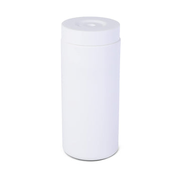 Dispenser di detersivo per piatti ricaricabile Garvee in silicone con divisore per cucina e bagno, bianco, facile da spremere