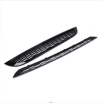 Griglia anteriore Garvee compatibile con Mini Cooper R50 R52 R53, struttura a nido d'ape in ABS, nero lucido, protezione durevole