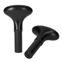 Impugnature per pagaia Garvee con impugnatura a T, confezione da 2, ergonomiche, in PVC, di ricambio, nere