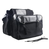 Garvee Borsa Per Sillín Moto Lona Grande Capacità Resistente Impermeabile Universale Per Motocross E Scooter - Nero