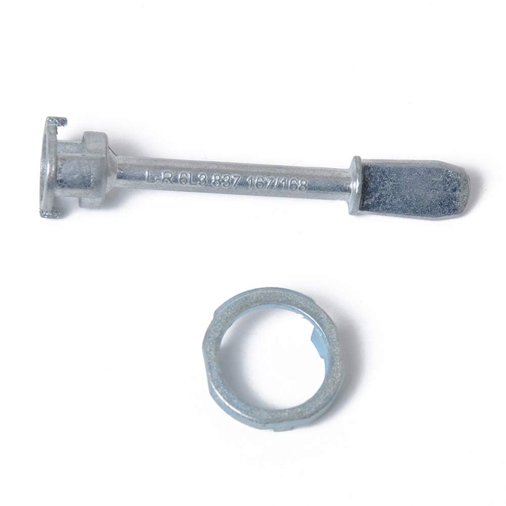 Garvee Kit Riparazione Serratura Porta Anteriore Sinistra e Destra per Seat Ibiza Cordoba, Metallo Resistente, Facile Installazione, Auto Ricambi, Uso Quotidiano, OE 6L3837167/168