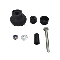 Pomello del volante Garvee da 8 mm, girevole, con impugnatura di potenza per carrelli elevatori e trattori, materiale ABS, superficie liscia, nero