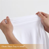 Garvee Wedding Arch Cover Set 3 pezzi in spandex con cerniera per feste e cerimonie Neutro