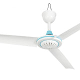Ventilatore da soffitto Garvee 12V Mini 19,7" Silenzioso Motore DC da 6W Portatile Sospeso per Tenda da Campeggio Camper all'Aperto