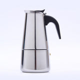 Garvee Caffettiera per fornello, Acciaio Inox, Caffettiera Italiana, 450 ml, Argento - Argento