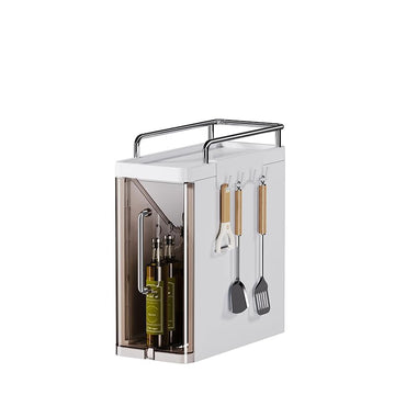 Porta spezie Garvee a 3 ripiani con cassetto, salvaspazio, robusto, per cucina e bagno, compatto, versatile