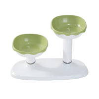 Garvee Ciotola Per Gatti Regolabile Altezza Sollevata Antiscivolo Set Cibo Acqua Interni Plastica Resistente Design Ergonomico
