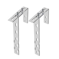 Set di ganci di montaggio Garvee per pannelli solari, acciaio inossidabile, kit per balaustra in PVC e balcone, resistente alle intemperie, facile da installare