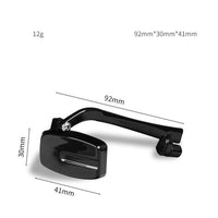Occhiali da ciclismo Garvee con specchietto retrovisore, regolabili, mini riflettore per casco, robusti, versatili, montabili