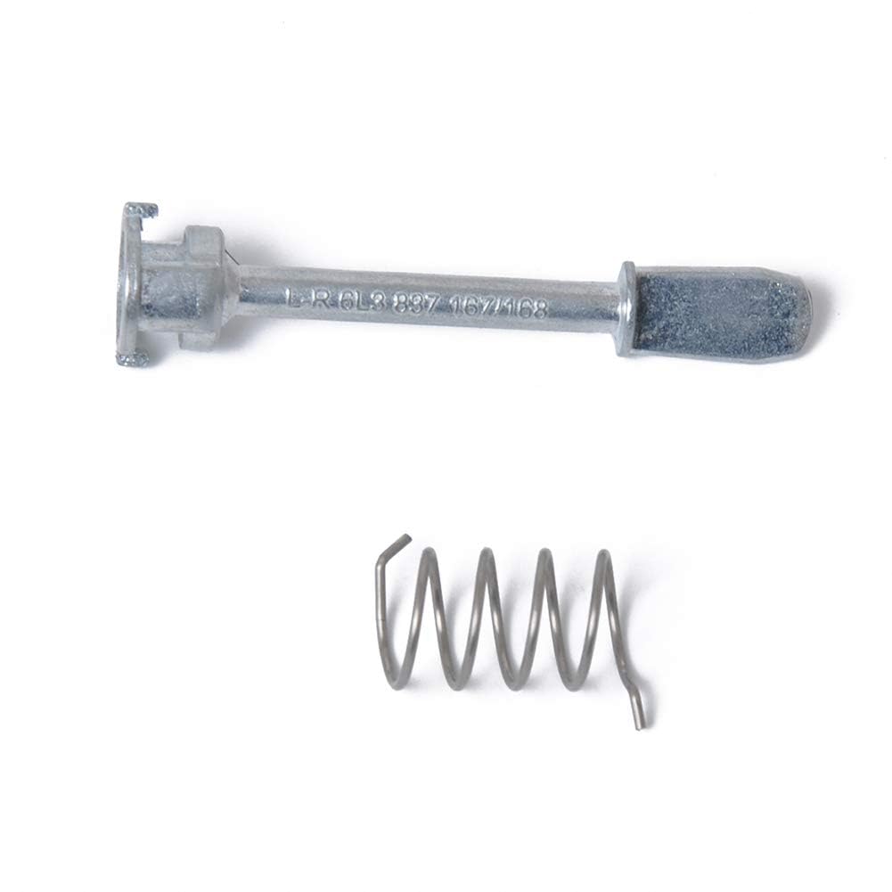 Garvee Kit Riparazione Serratura Porta Anteriore Sinistra e Destra per Seat Ibiza Cordoba, Metallo Resistente, Facile Installazione, Auto Ricambi, Uso Quotidiano, OE 6L3837167/168