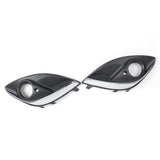 Garvee Griglia Anteriore Doppio Reni Per Vauxhall Corsa D 2011-2014, Accessorio Carrozzeria Auto, Nero Lucido, ABS Robusto