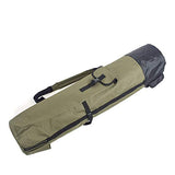 Garvee Borsa Porta Canne da Pesca Pieghevole Verde Militare 123x34cm - Ideale per Viaggi