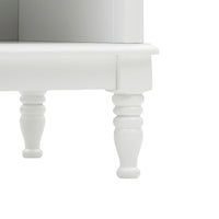 Garvee Set 2 Tavolini Ausiliari Bianchi in MDF con Cassetto e Ripiano, Ideali per Soggiorno e Camera, Design Compatto e Funzionale, Facili da Montare