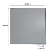 Tappetino/copri-appendiabiti in silicone Garvee per lavatrice, 50x60 cm, nero, antiscivolo, impermeabile