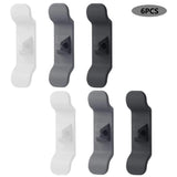 Garvee Set da 6 pezzi Avvolgicavi per elettrodomestici da cucina, Silicone, Autoadesivo, Universale, Salvaspazio, Organizzatore di cavi, Cucina