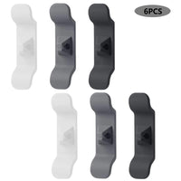 Garvee Set da 6 pezzi Avvolgicavi per elettrodomestici da cucina, Silicone, Autoadesivo, Universale, Salvaspazio, Organizzatore di cavi, Cucina