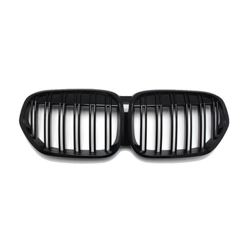 Griglia anteriore Garvee Auto con doppi montanti per X1 F48 F49 2020-2022, plastica ABS, nera, paraurti anteriore, resistente alle intemperie, raffreddamento migliorato