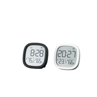 Sveglia digitale Garvee con display di temperatura e umidità, display LCD, design magnetico per camera da letto e ufficio, funzionamento a batteria