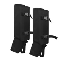 Garvee Vandring Ormdamasker per uomo e donna, impermeabile, anti-morso, regolabile, durevole, senza fili, nero, per escursionismo e sci