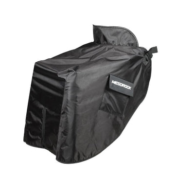 Garvee Copertura Universale Per Gambe Scooter, Grembiule Moto Impermeabile, Lana D'Agnello, Riflettente, Tasca Grande, Nero