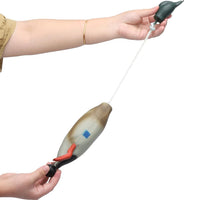 Giocattolo per l'addestramento del cane Garvee, finta anatra realistica, robusto e morbido, in materiale per cuccioli e cani da caccia, per l'addestramento all'aperto