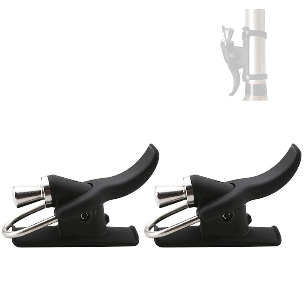 Garvee 2-Pack Sea Fishing Trigger Bionic Finger Thumb Button Fixed Spool Black per pesca costiera e in spiaggia