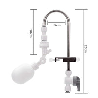 Riempitore automatico d'acqua Garvee con valvola galleggiante e regolatore di livello per acquari, vasche per pesci e serbatoi d'acqua