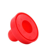 Garvee Set Accessori Air Hockey Professionale - 2 Spingitori 60mm e 4 Dischetti 51mm in Resina - Manici Antiscivolo - Ideale per Bambini e Ragazzi Colore Rosso
